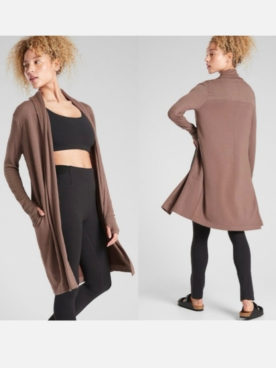 Athleta Sweaters - Athleta Canopy Wrap In Nirvana Mineral Modal Blend Cardigan Sweater Women Size M